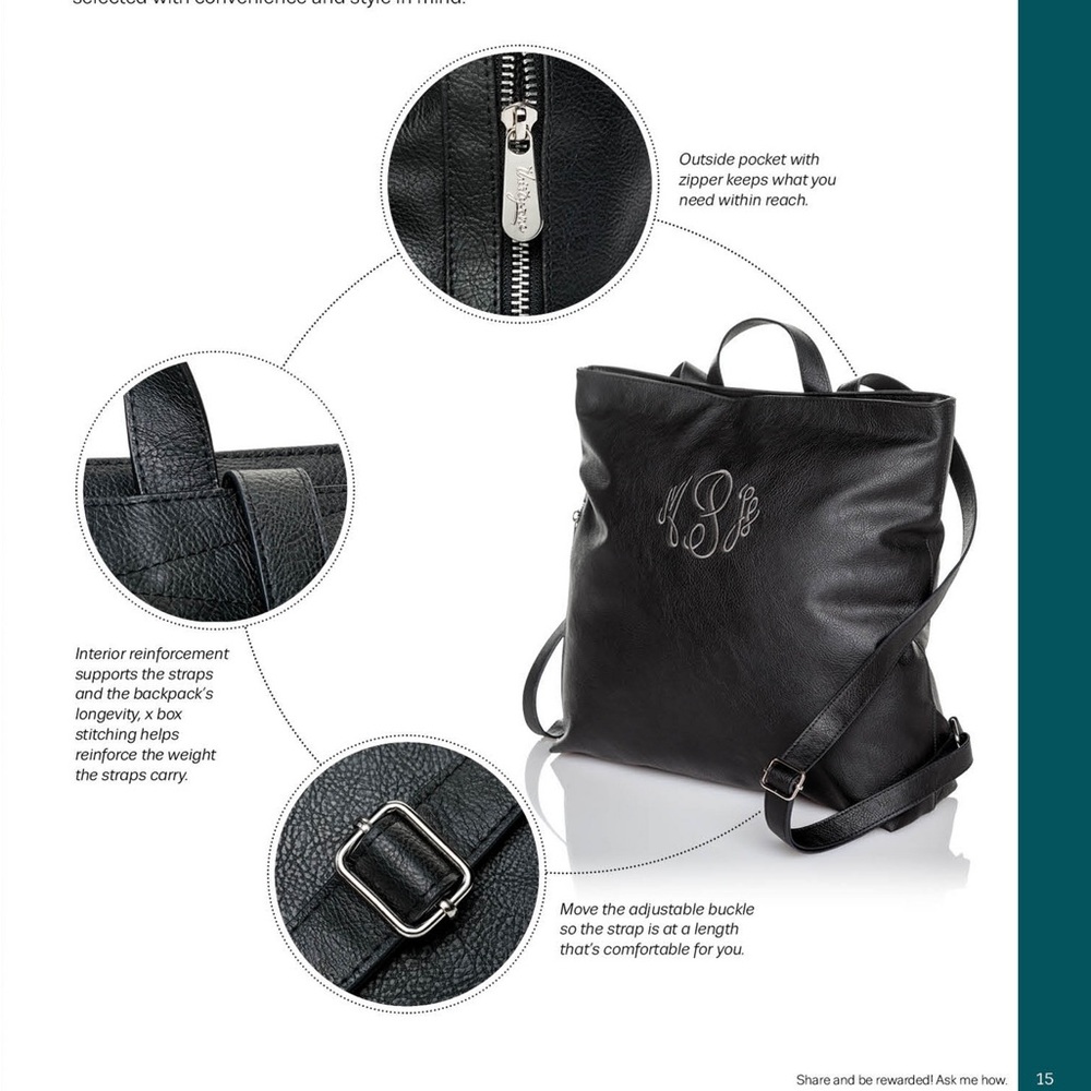 ThirtyOne Backpack with “K” Monogram - Picture 4 of 4